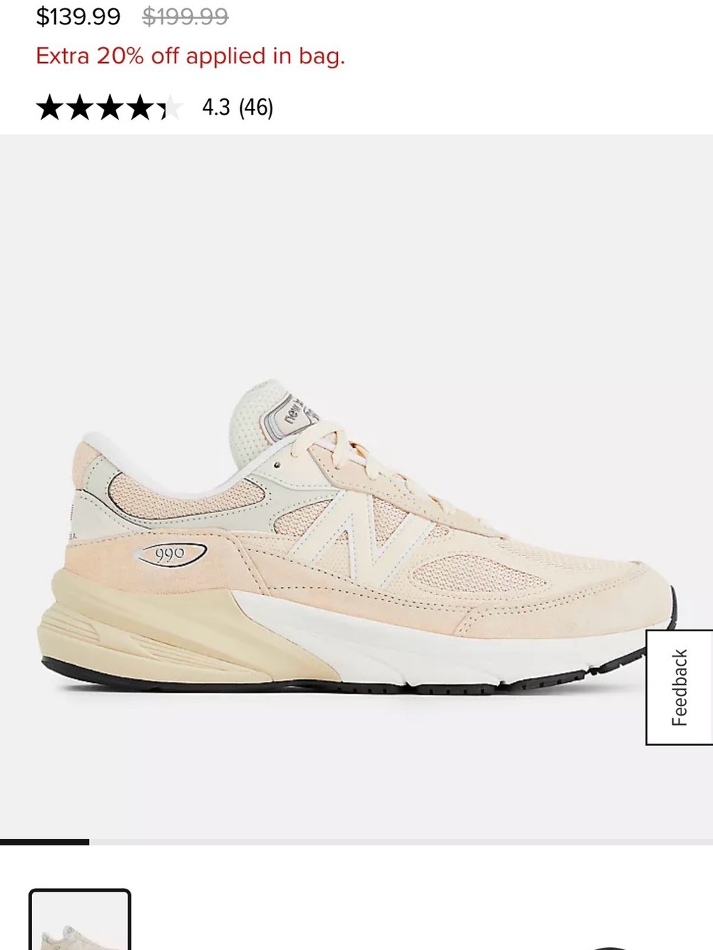 New Balance 990 Made in USA Sneakers - Picture 7 of 7